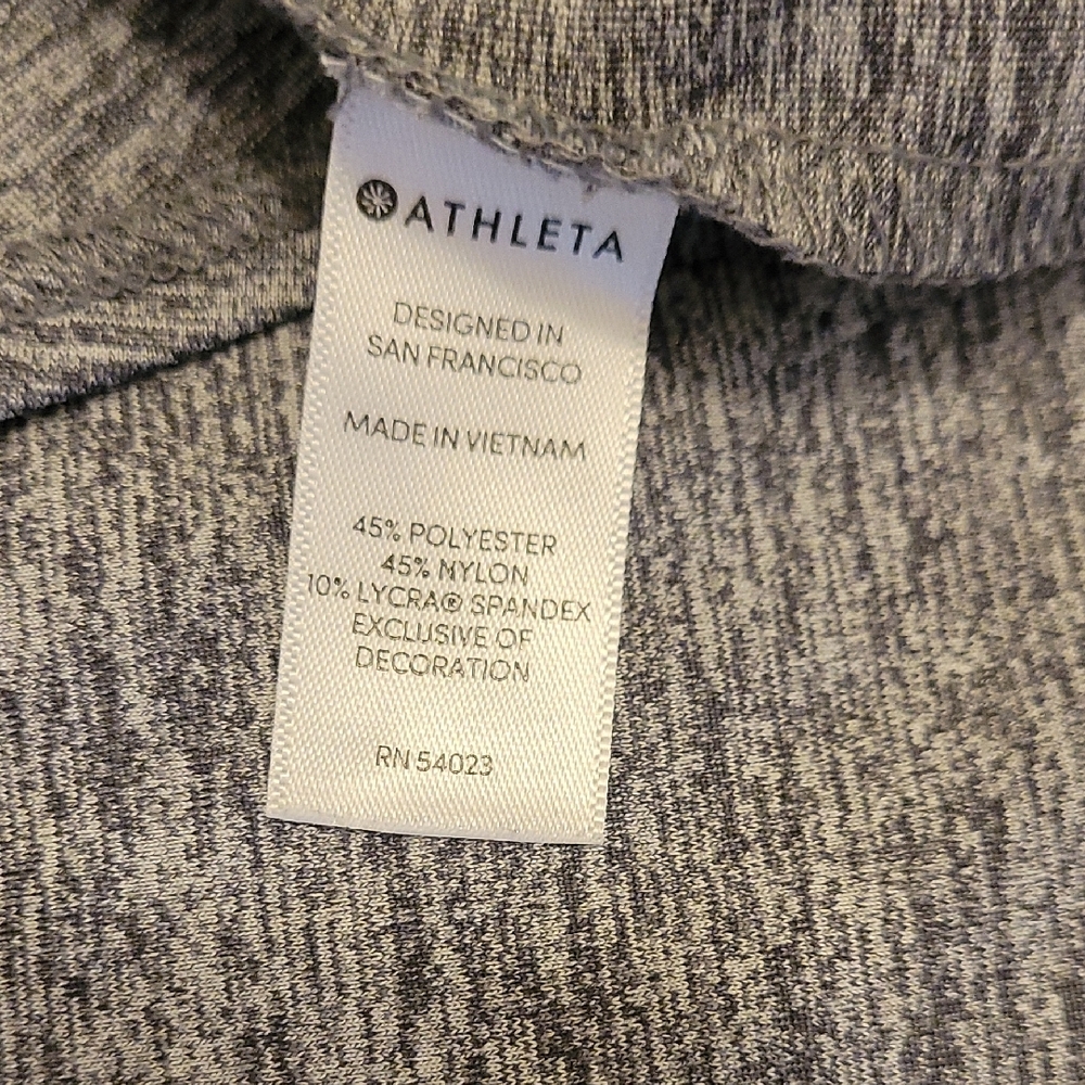 Athleta Gray Sleeveless Top S - Picture 7 of 8